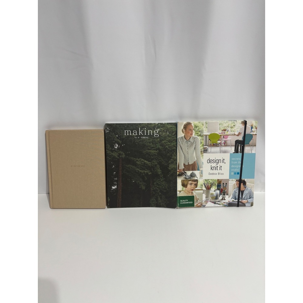 Laine Making Debbie Bliss Knitting Book Bundle Multicolor Excellent Craft Set